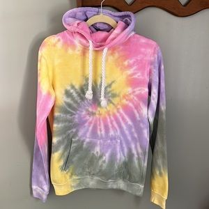 Red Dress Boutique Tie Dye Hoodie Small